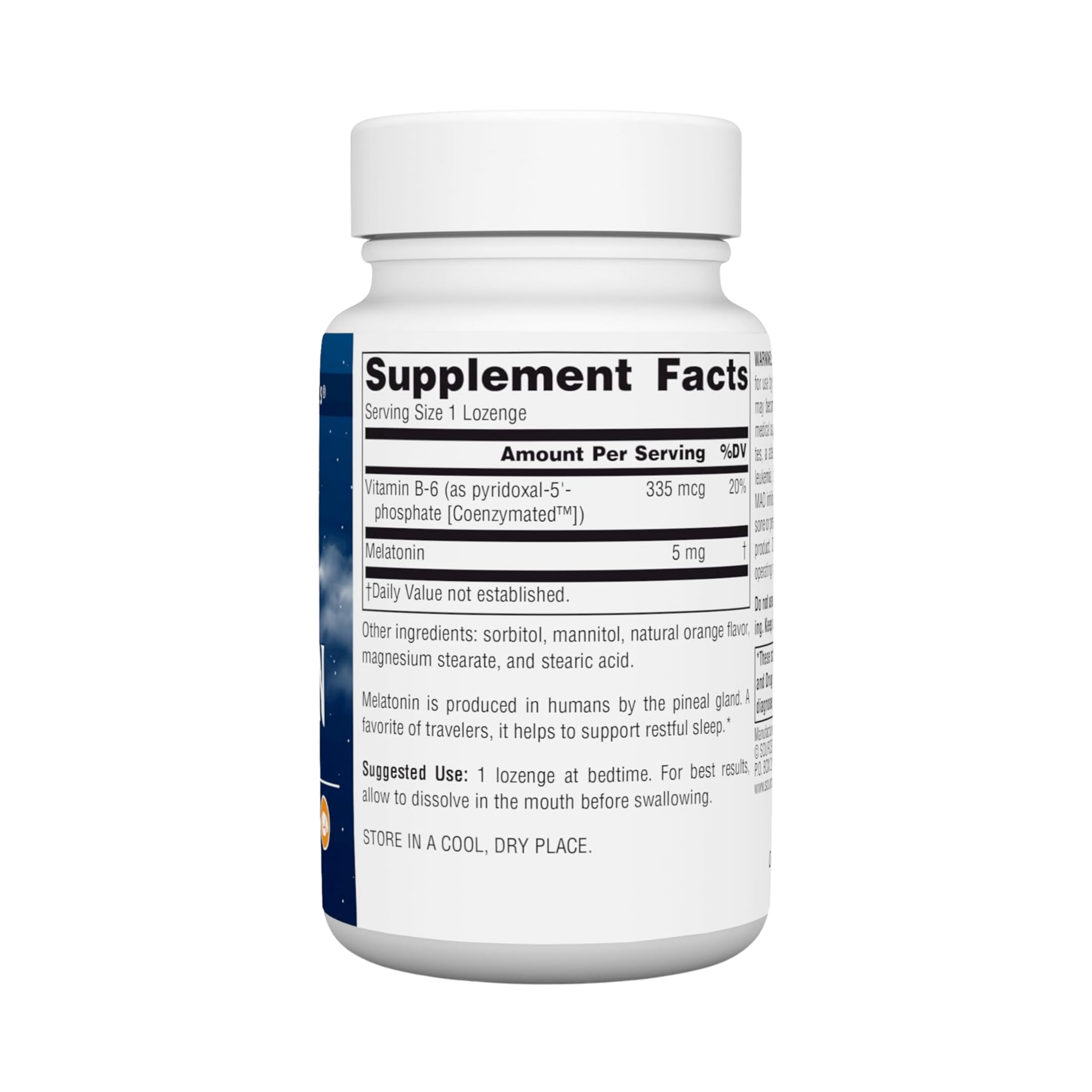 Source Naturals, Sleep Science Melatonin, 5 Mg, 200 Orange Lozenge