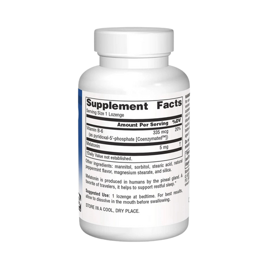 Source Naturals, Sleep Science Melatonin, 5 Mg, 50 Peppermint Lozenges
