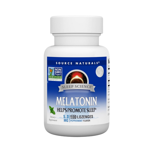 Source Naturals, Sleep Science Melatonin, 5 Mg, 100 Peppermint Lozenges