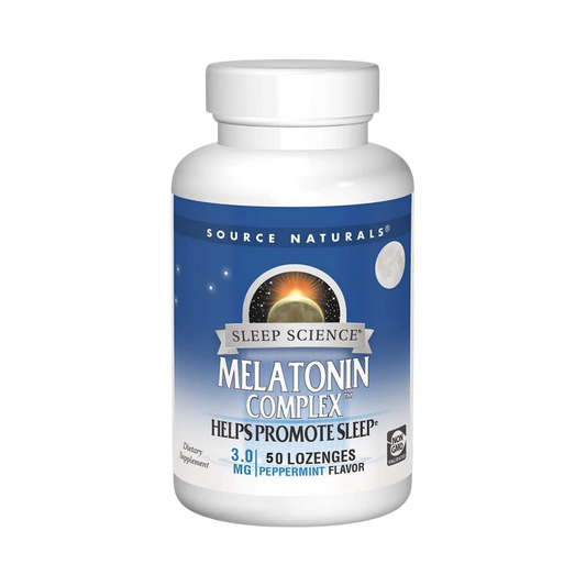 Source Naturals, Sleep Science Melatonin Complex, 3 Mg, 50 Peppermint Lozenges