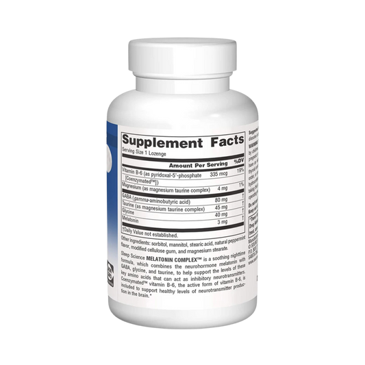 Source Naturals, Sleep Science Melatonin Complex, 3 Mg, 100 Peppermint Lozenges