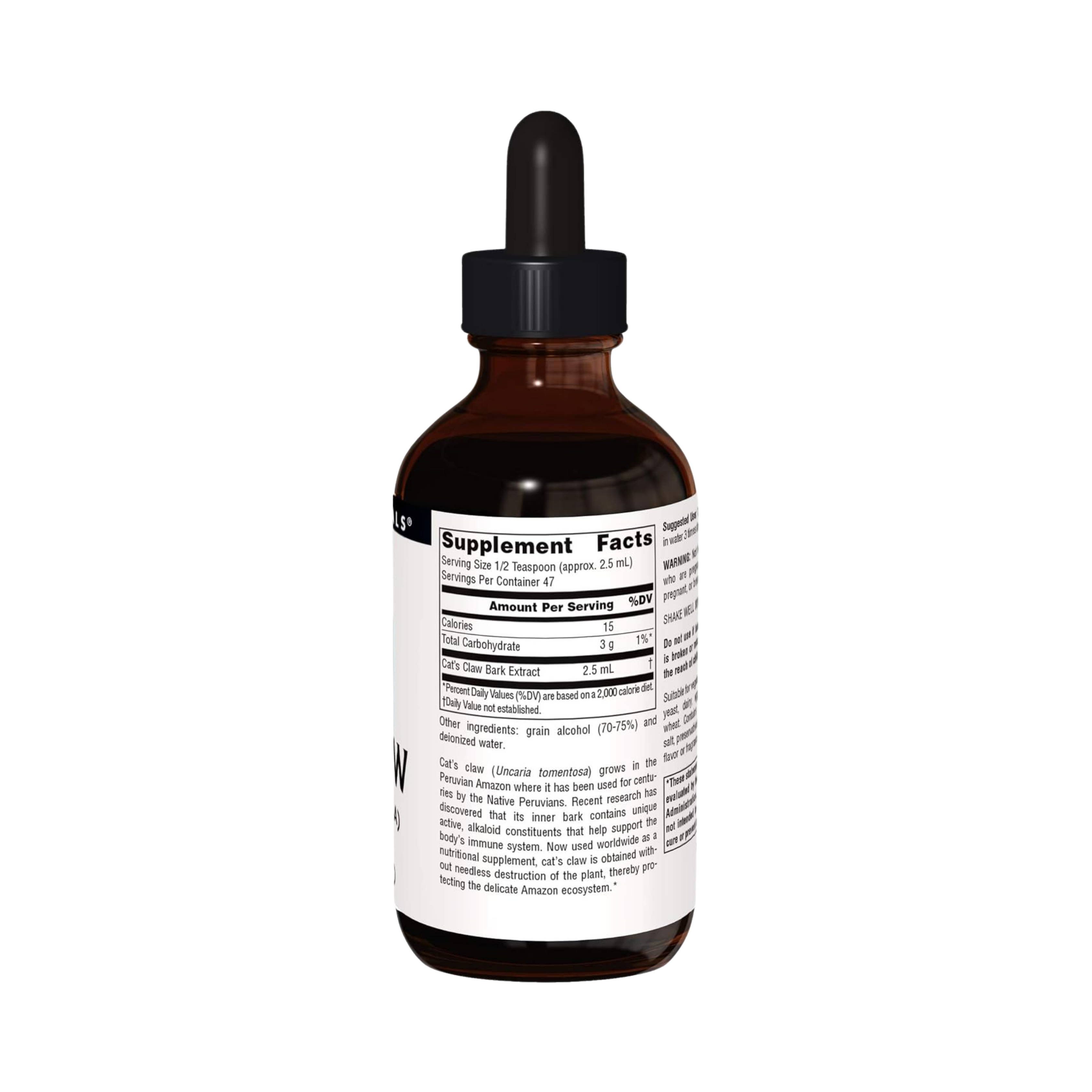 Source Naturals, Cat's Claw Extract Liquid, 4 Oz