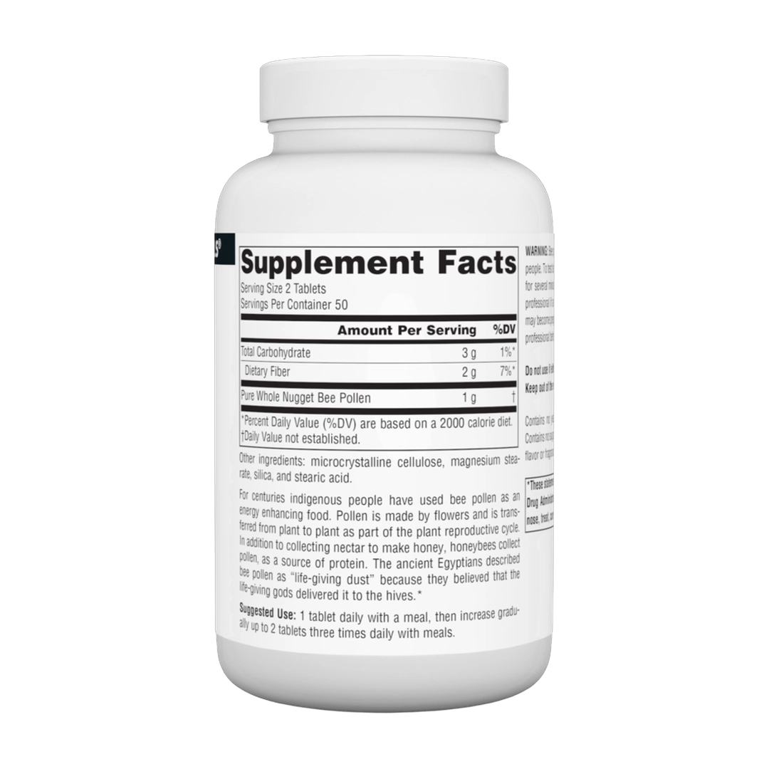 Source Naturals, Bee Pollen, 500 Mg, 100 Tablets