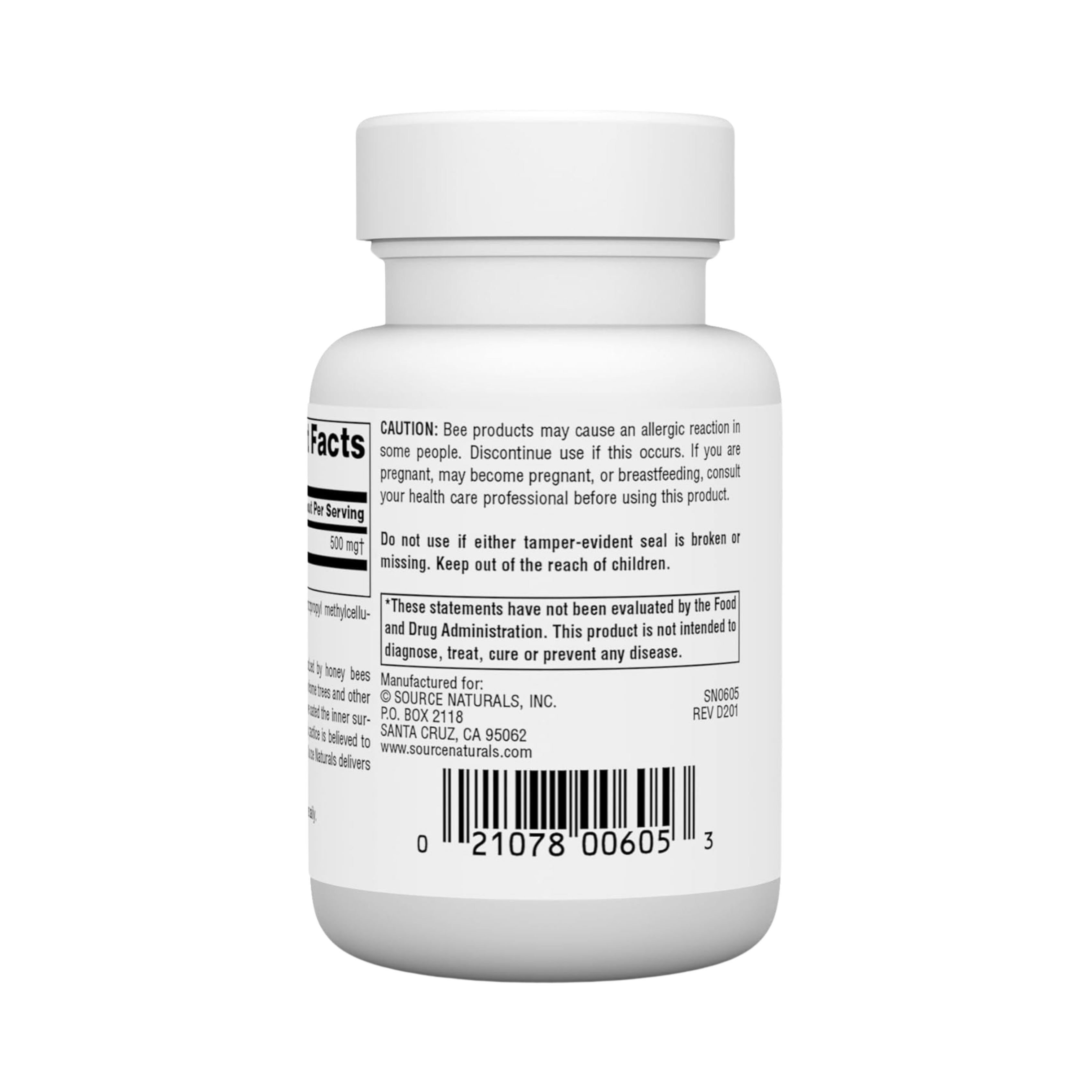 Source Naturals, Propolis Extract, 500 Mg, 30 Capsules