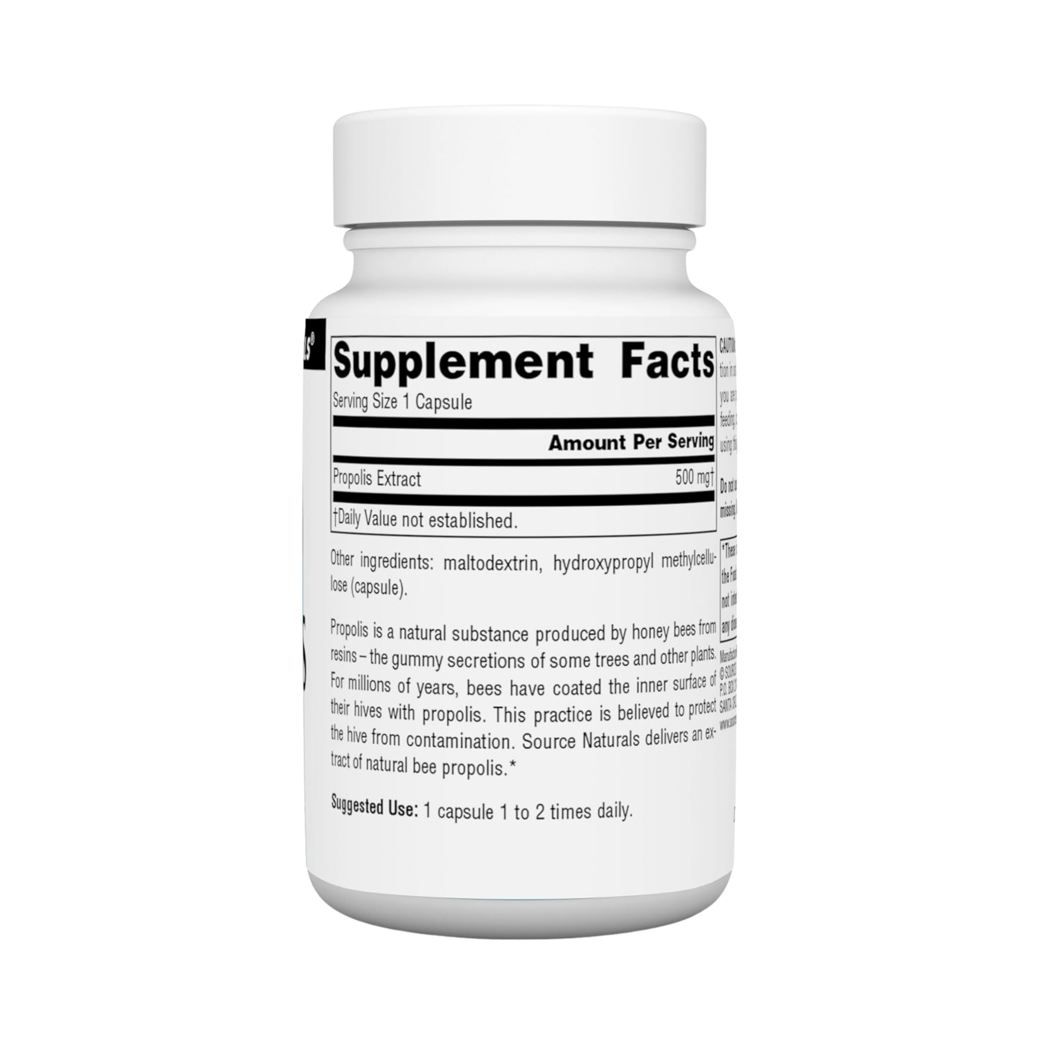Source Naturals, Propolis Extract, 60 Capsules