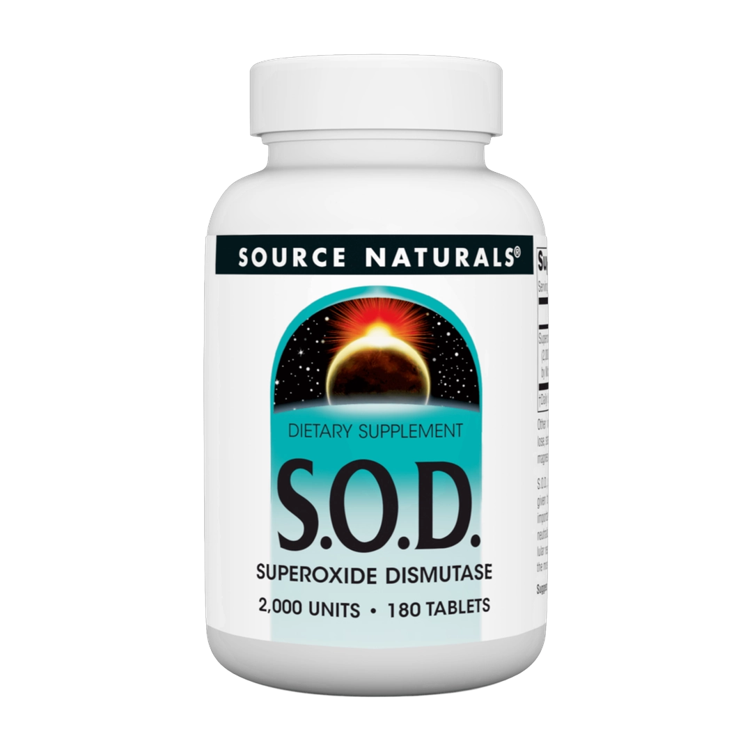 Source Naturals, S.O.D. 2000, 180 Tablets