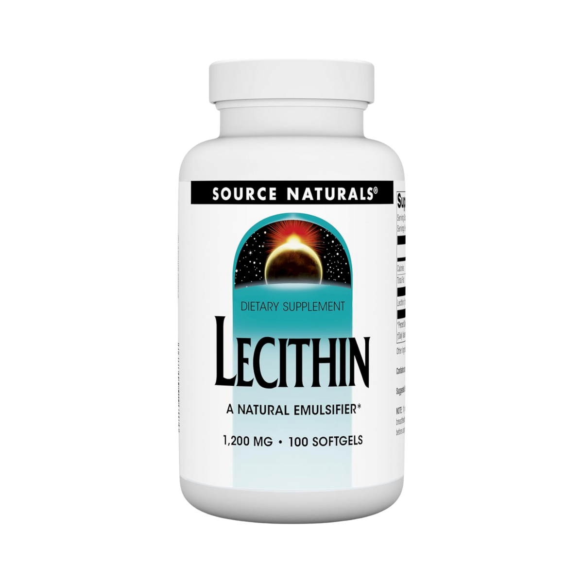 Source Naturals, Lecithin, 1200 Mg, 100 Softgels