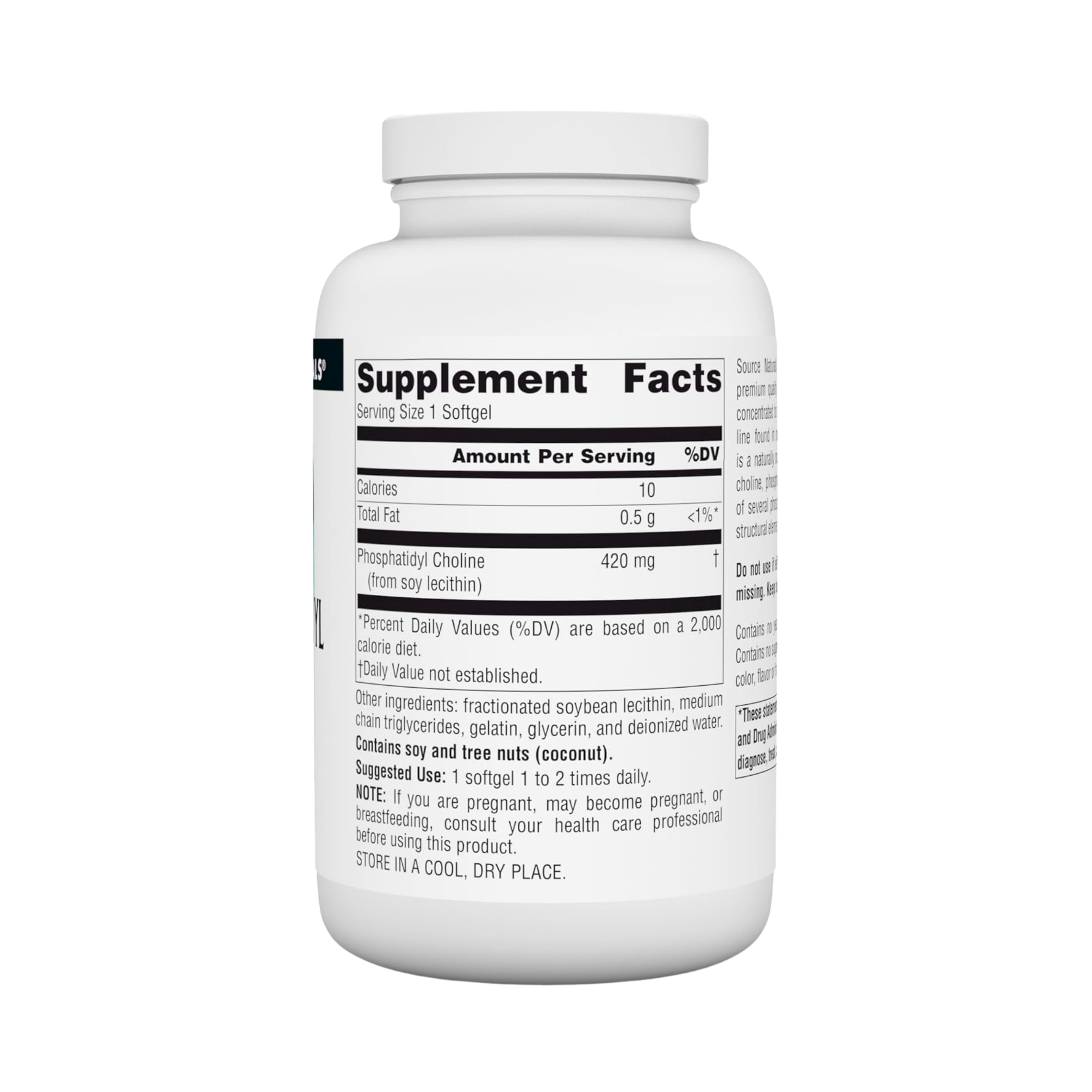 Source Naturals, Phosphatidyl Choline, 420 Mg, 180 Softgels