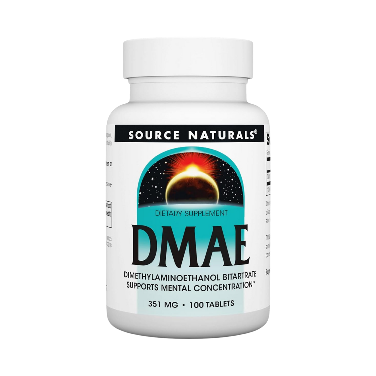 Source Naturals, DMAE, 350 Mg, 100 Capsules