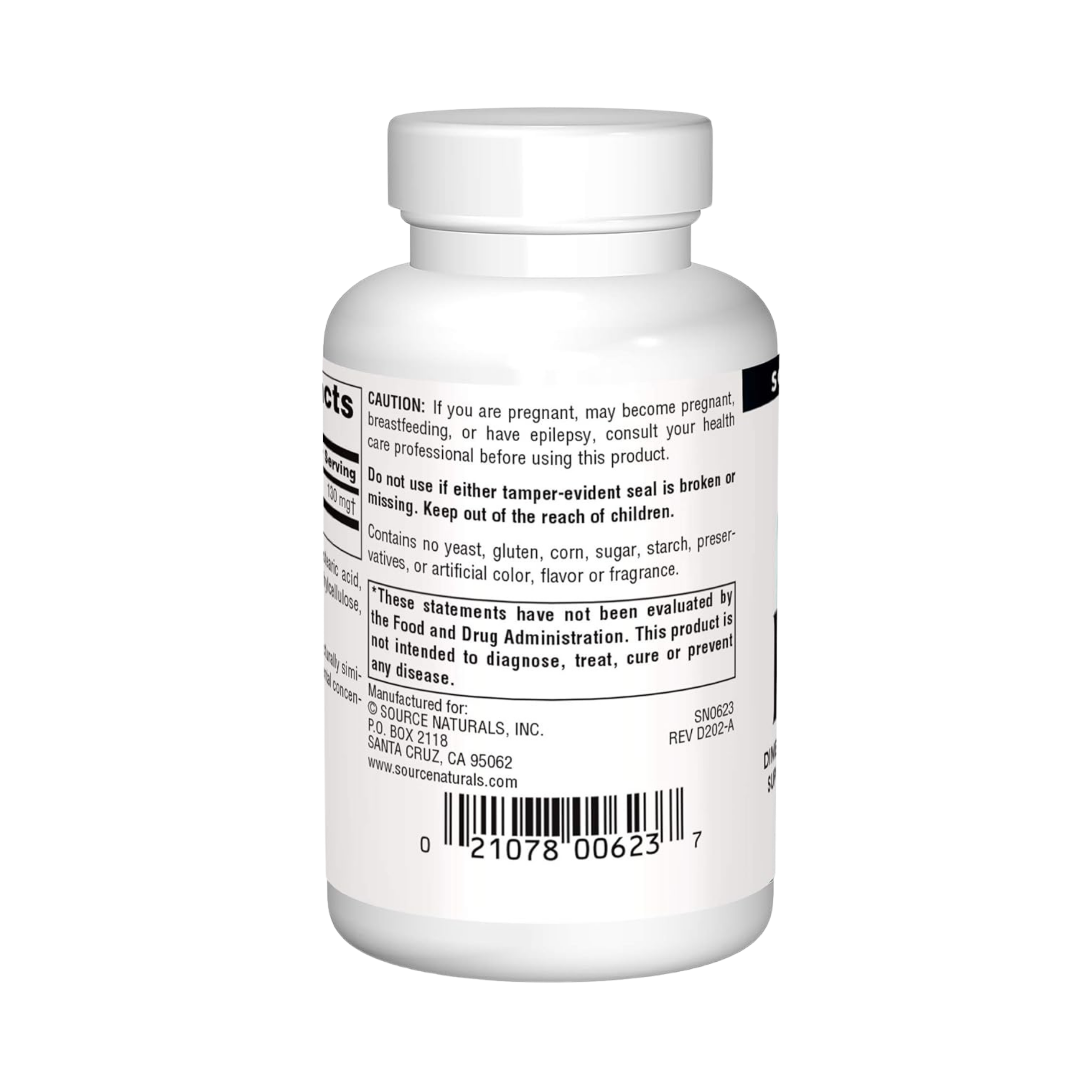 Source Naturals, DMAE, 350 Mg, 100 Capsules