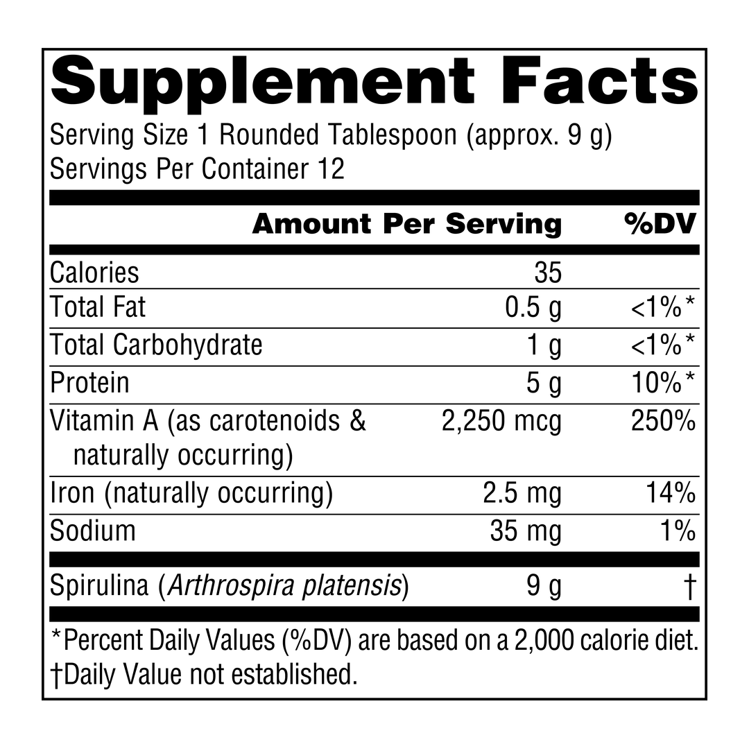 Source Naturals, Spirulina Powder, 4 Oz