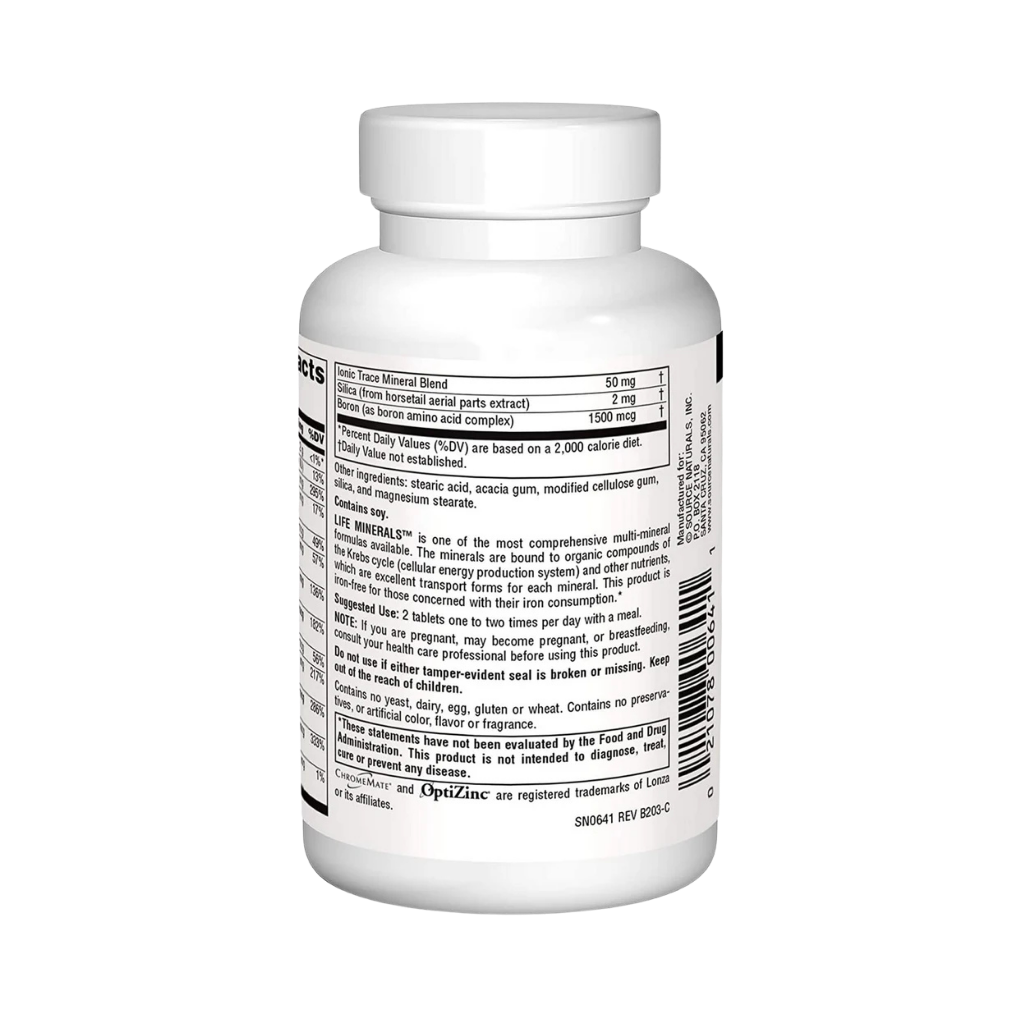 Source Naturals, Life Minerals, No Iron, 60 Tablets