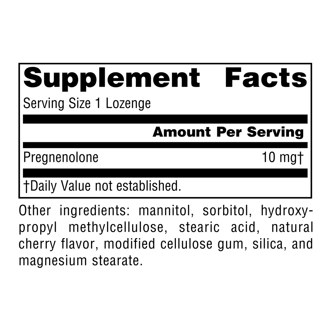 Source Naturals, Pregnenolone, Cherry Flavor, 10 Mg, 120 Lozenges