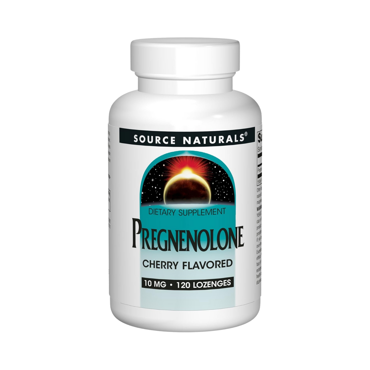 Source Naturals, Pregnenolone, Cherry Flavor, 10 Mg, 120 Lozenges