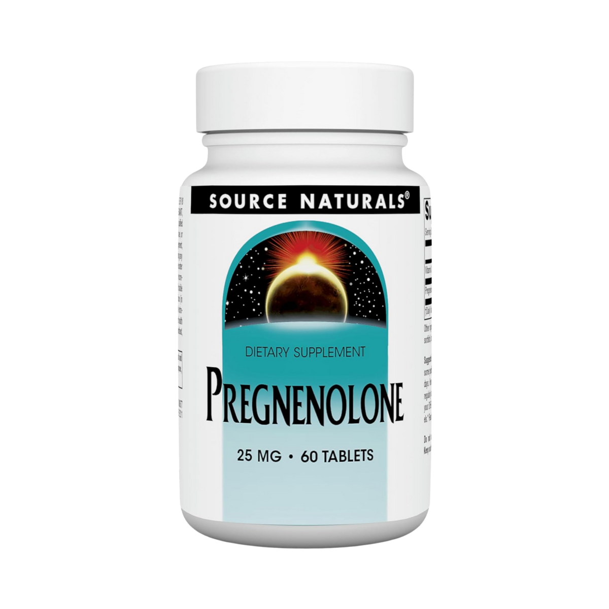 Source Naturals, Pregnenolone, 25 Mg, 60 Tablets