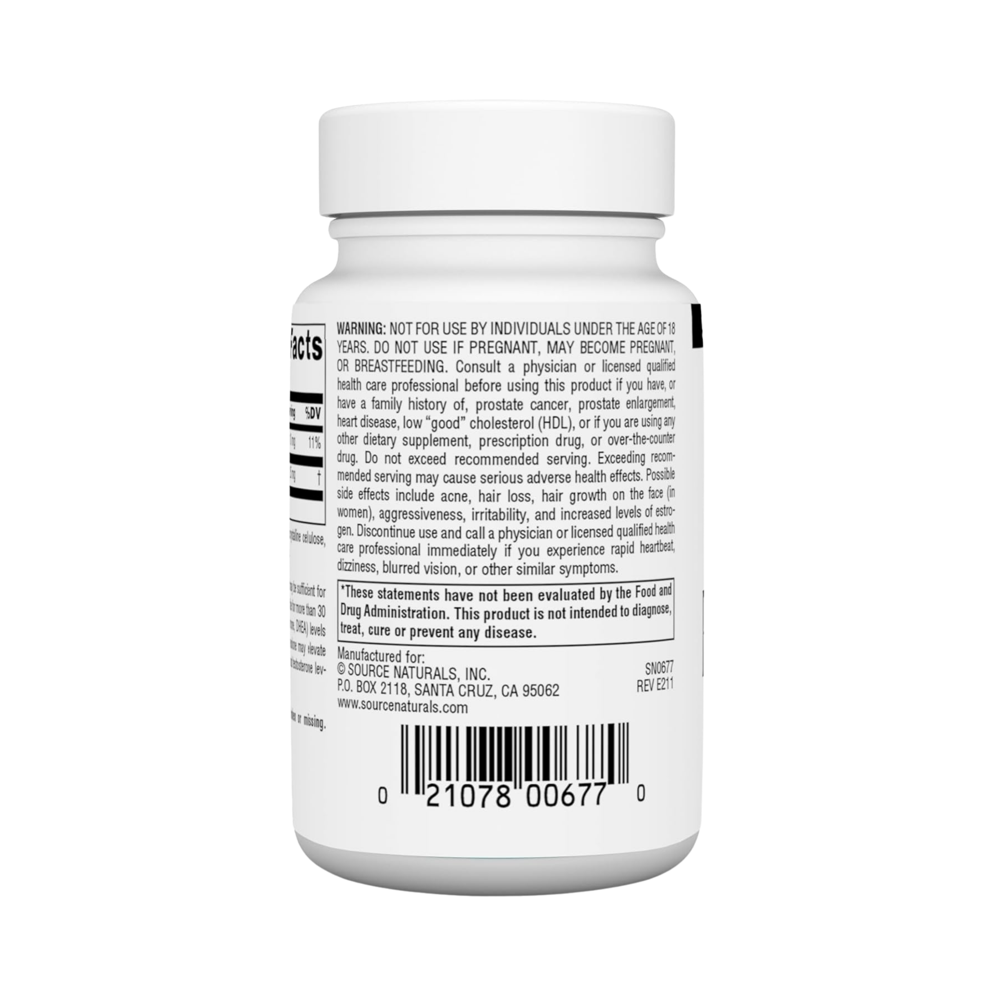 Source Naturals, Pregnenolone, 25 Mg, 60 Tablets