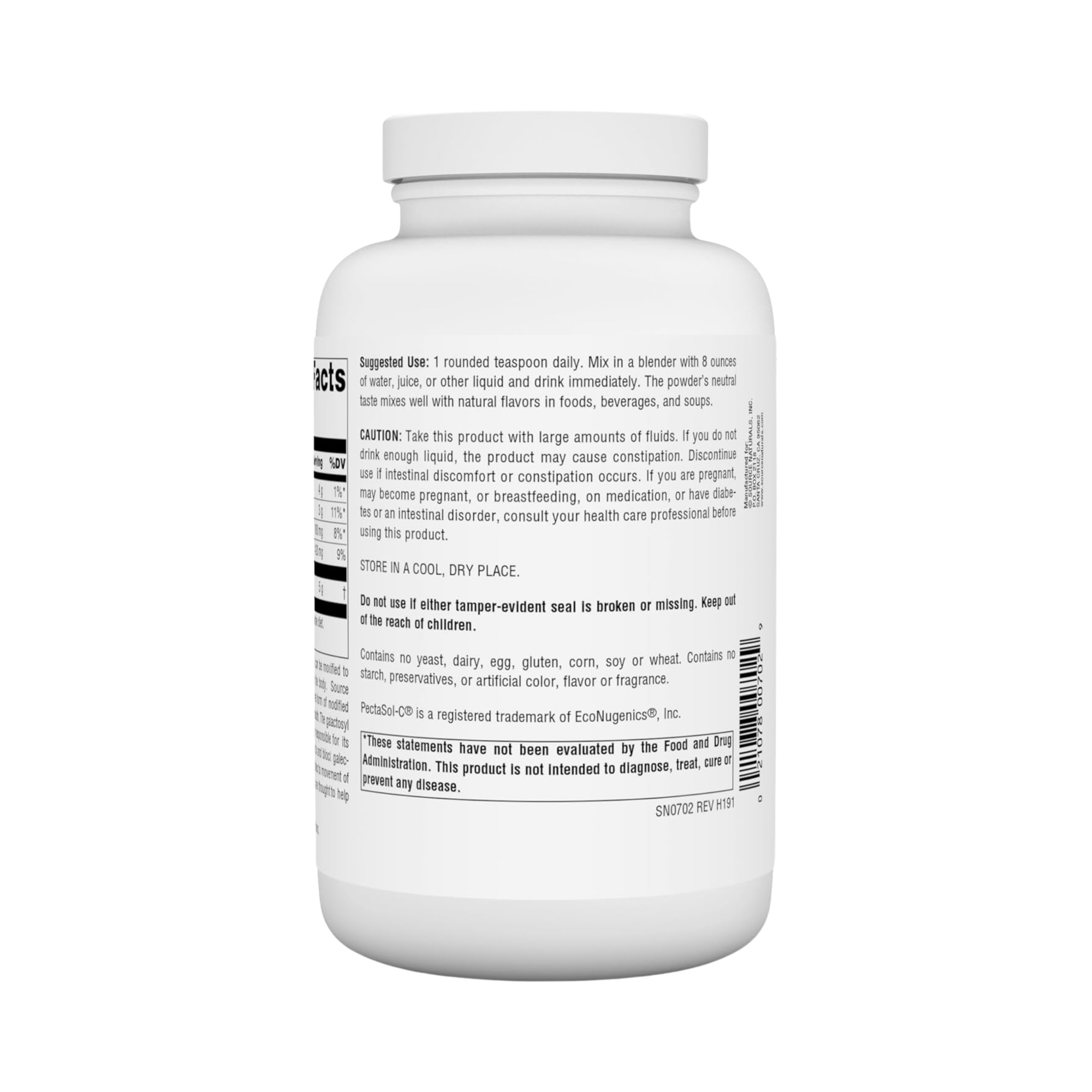 Source Naturals, Modified Citrus Pectin, PectImmune, 200 Powder