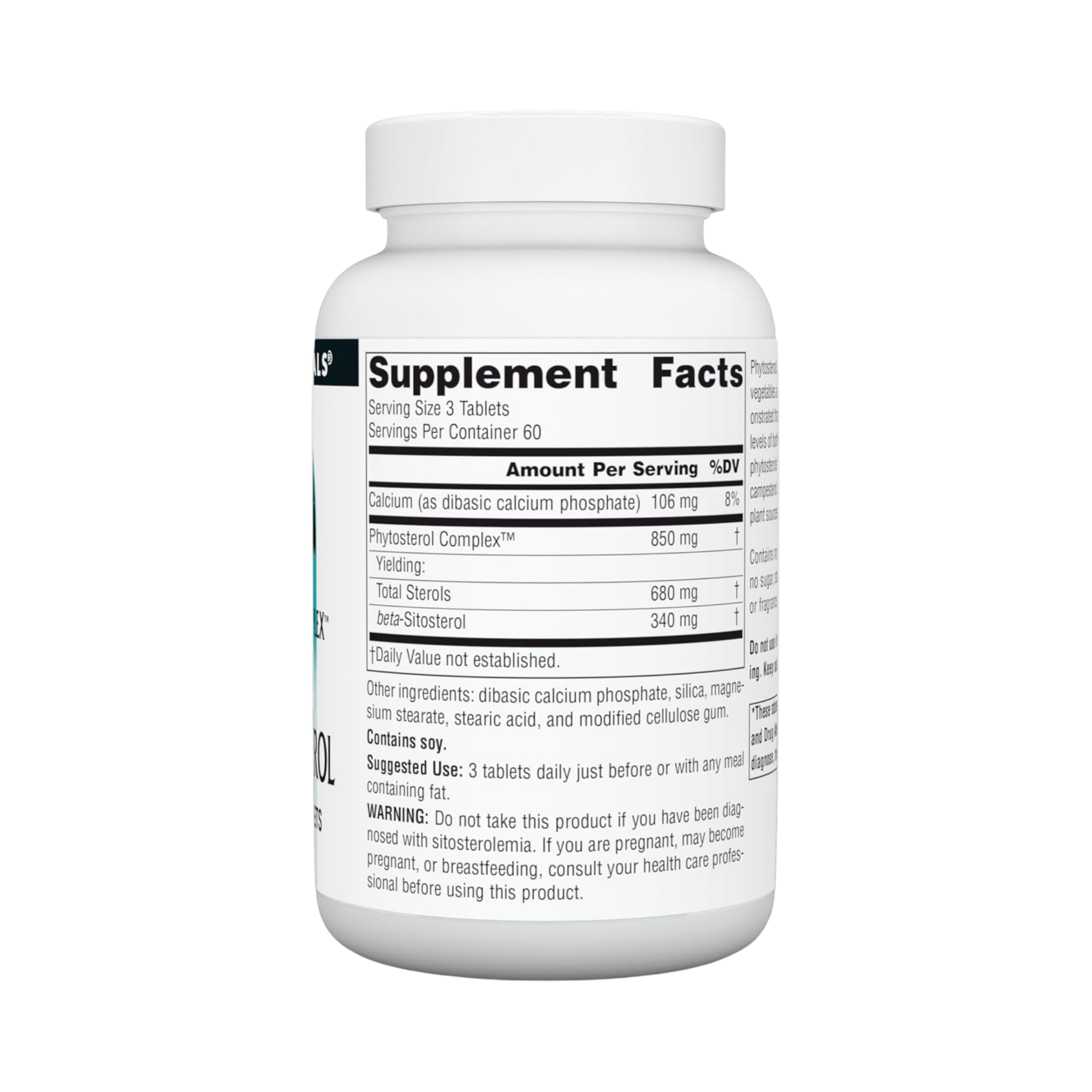 Source Naturals, Phytosterol Complex with Beta-Sitosterol, 113 Mg, 180 Tablets