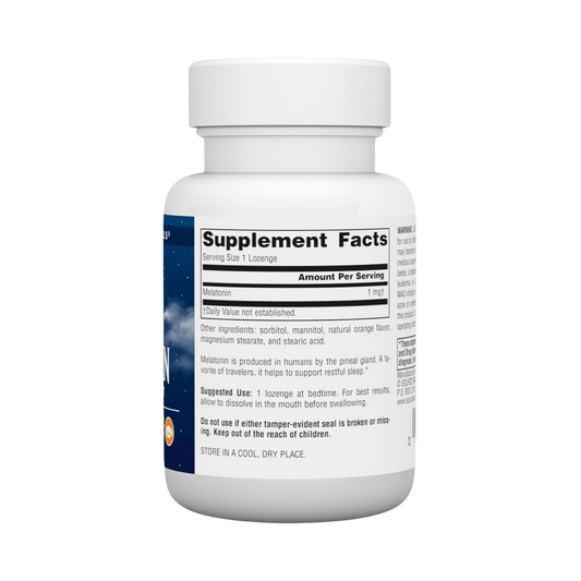 Source Naturals, Sleep Science Melatonin, 1 Mg, Orange 100 Lozenge