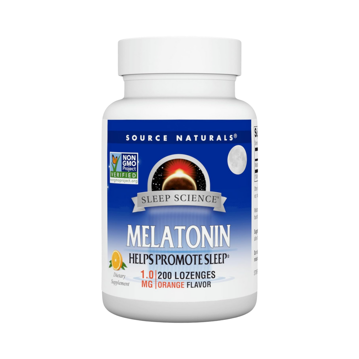 Source Naturals, Sleep Science Melatonin, 1 Mg, Orange 200 Lozenge