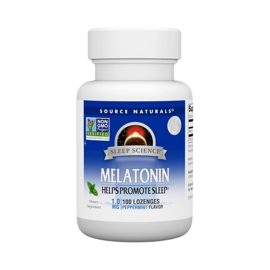 Source Naturals, Sleep Science Melatonin, 1 Mg Peppermint, 100 Lozenge