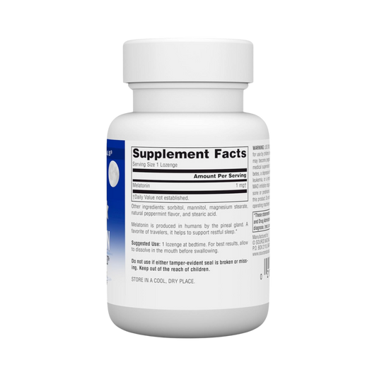 Source Naturals, Sleep Science Melatonin, 1 Mg Peppermint, 100 Lozenge