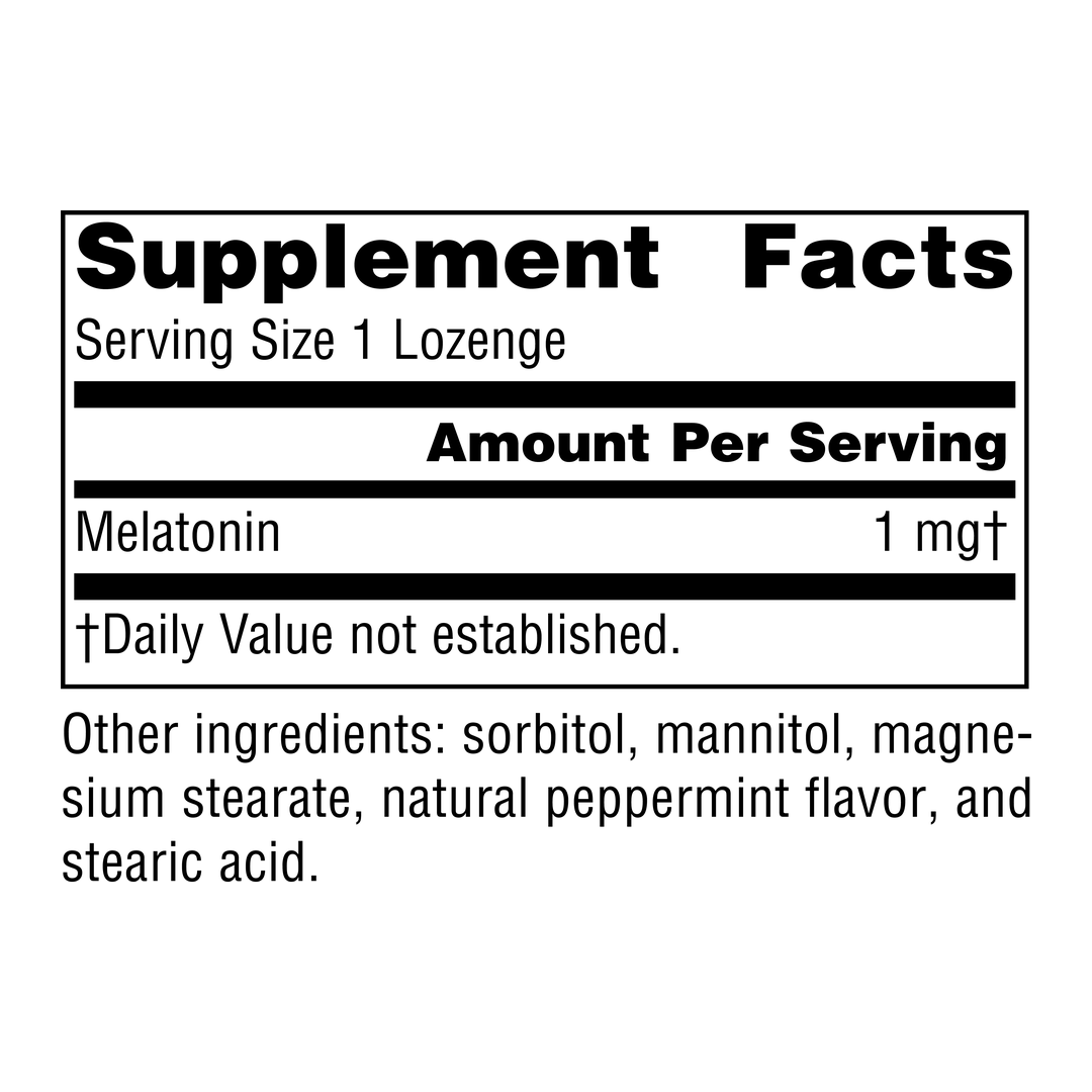 Source Naturals, Sleep Science Melatonin, 1 Mg Peppermint, 300 Lozenge