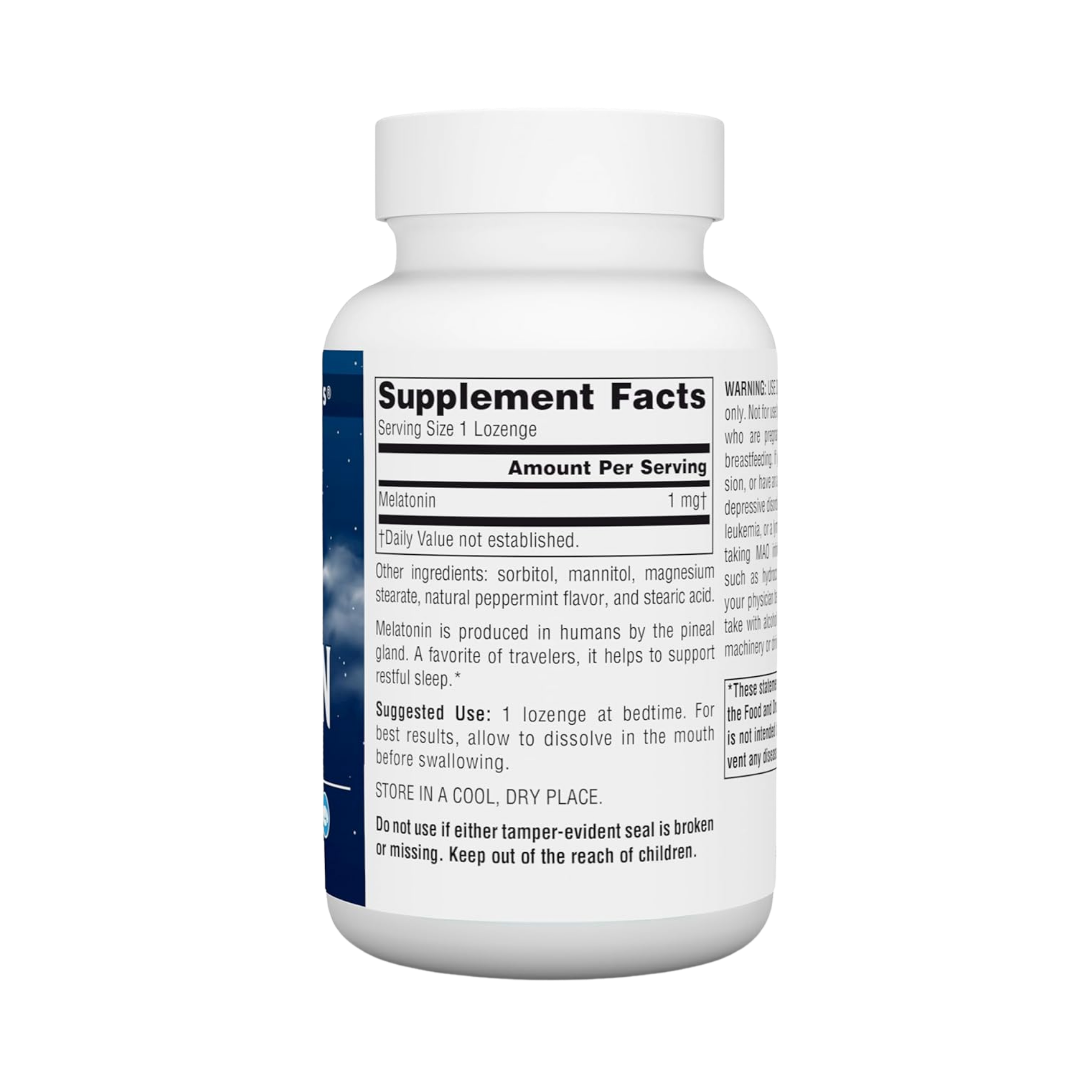 Source Naturals, Sleep Science Melatonin, 1 Mg Peppermint, 300 Lozenge