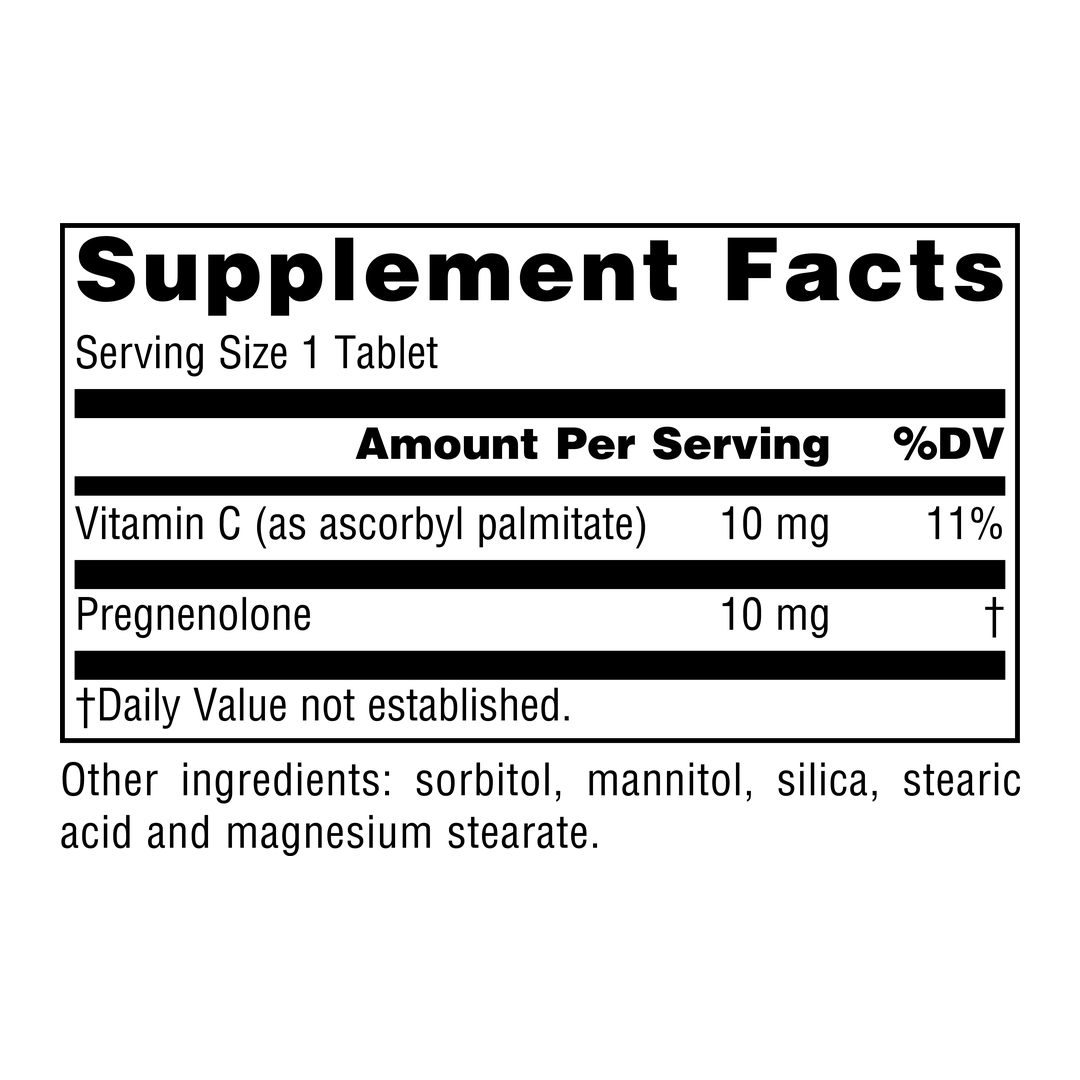 Source Naturals, Pregnenolone, 10 Mg, 60 Tablets