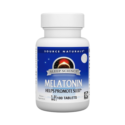 Source Naturals, Sleep Science Melatonin, 1 Mg, 100 Tablets