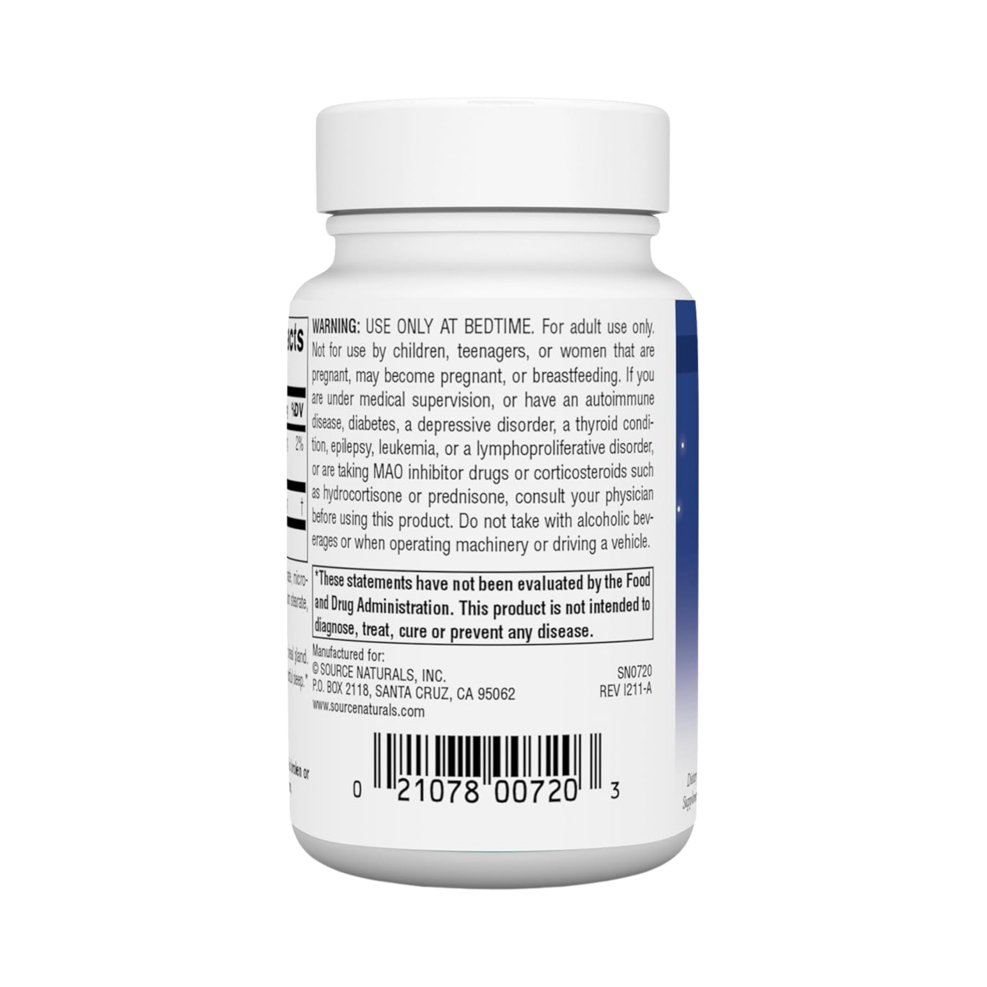 Source Naturals, Sleep Science Melatonin, 1 Mg, 200 Tablets