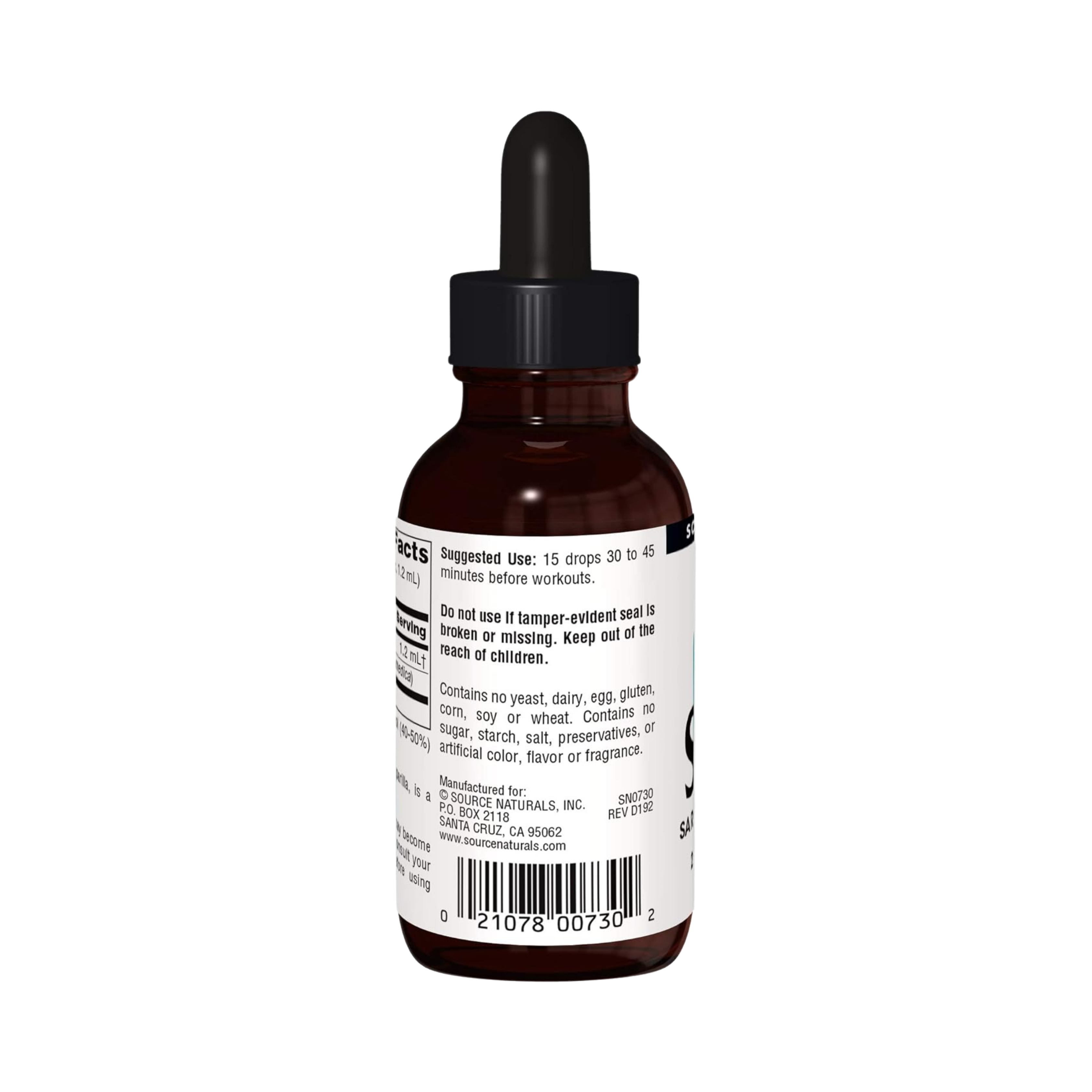 Source Naturals, Smilax, 2 Fl Oz Liquid