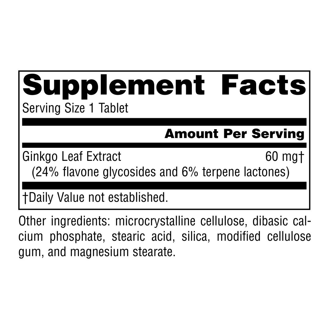 Source Naturals, Ginkgo 24 Ginkgo Biloba Ext, 60 Mg, 60 ct