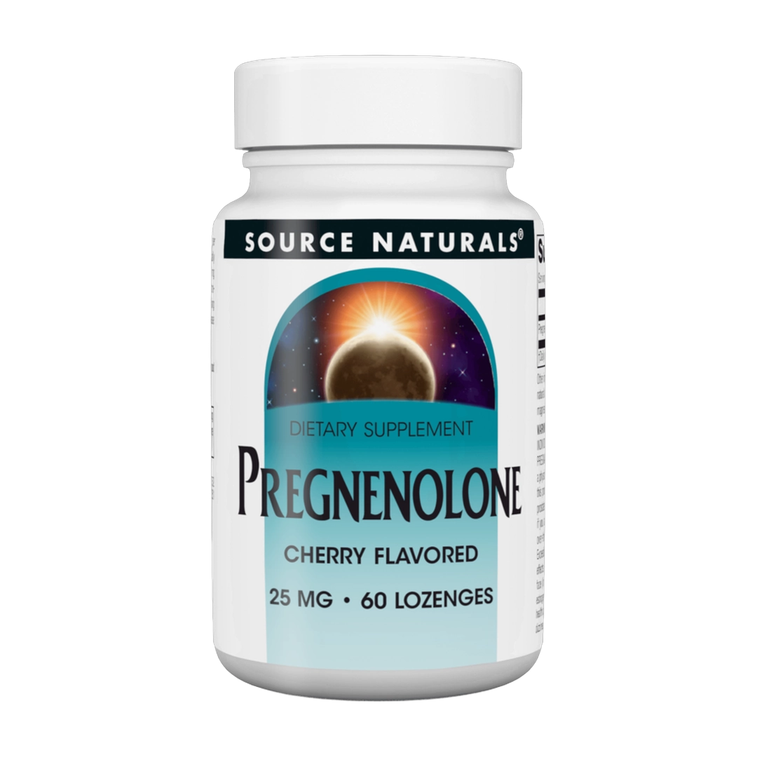 Source Naturals, Pregnenolone, 25 Mg, 60 Cherry Lozenge