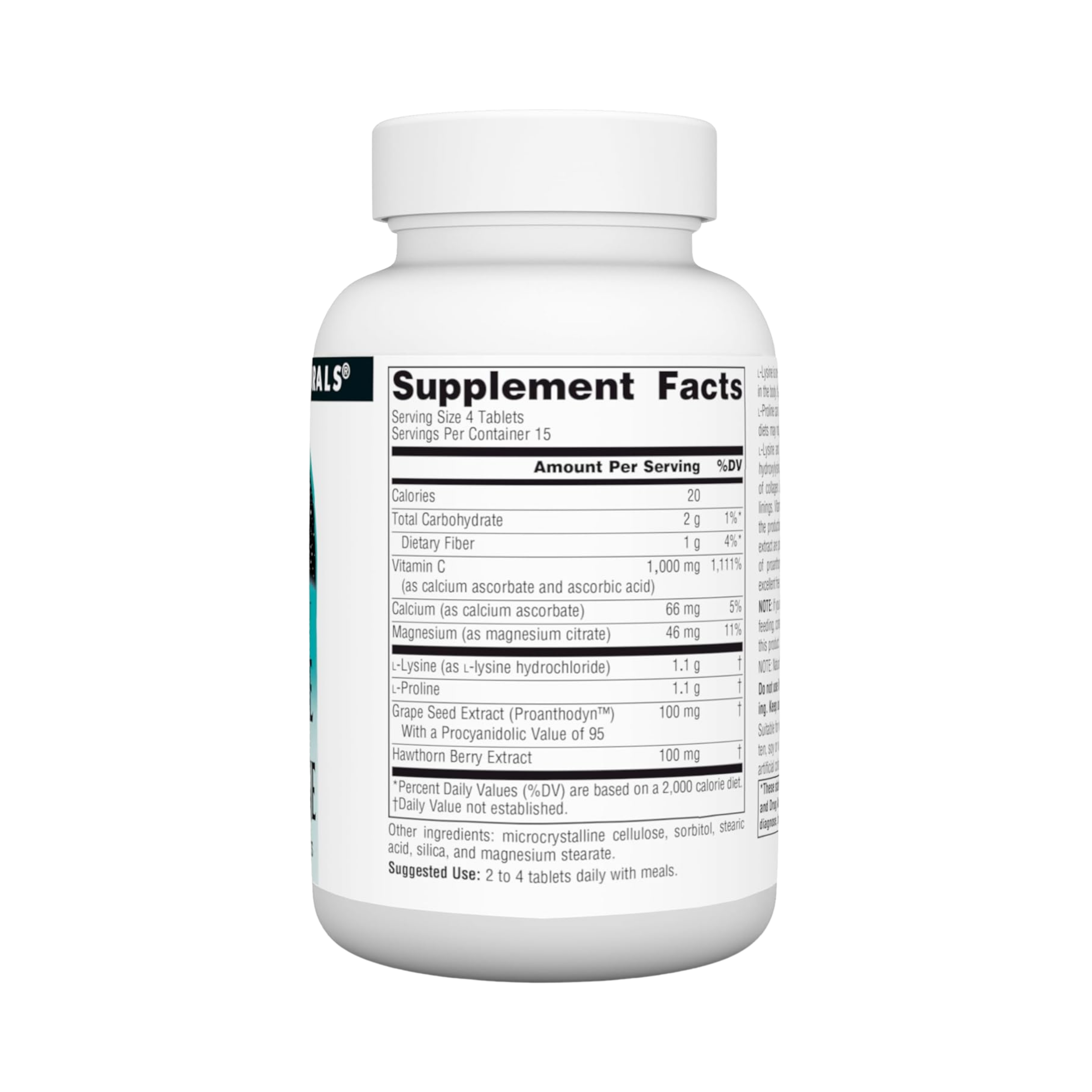 Source Naturals, Proline & Lysine, 550 Mg, 60 Tablets
