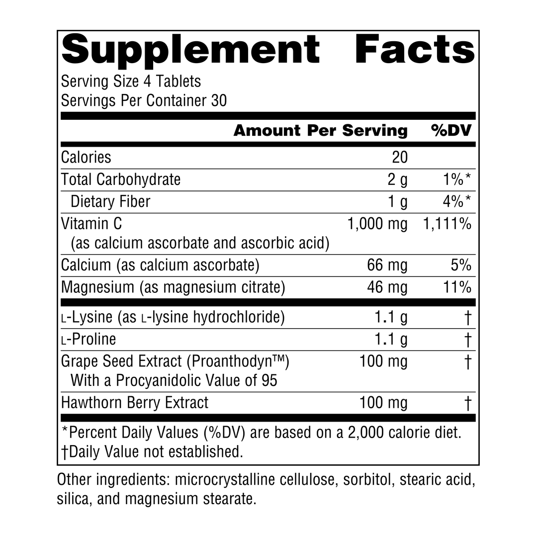 Source Naturals, Proline & Lysine, 550 Mg, 120 Tablets