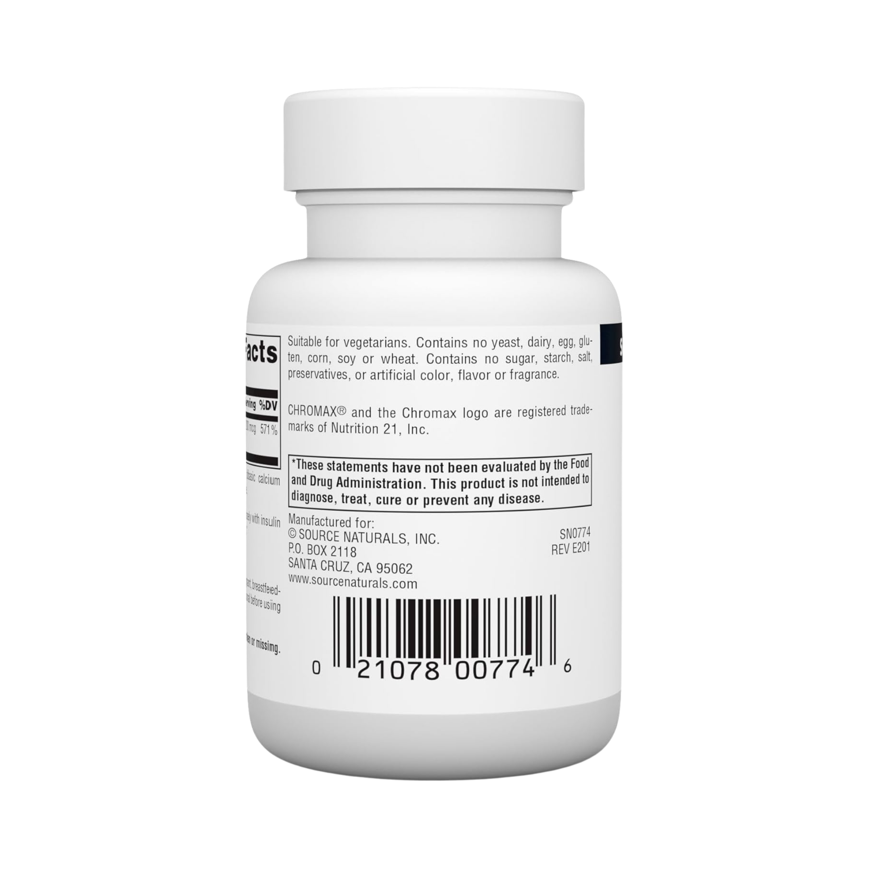 Source Naturals, Chromium Picolinate, 200 Mcg, 120 Tablets