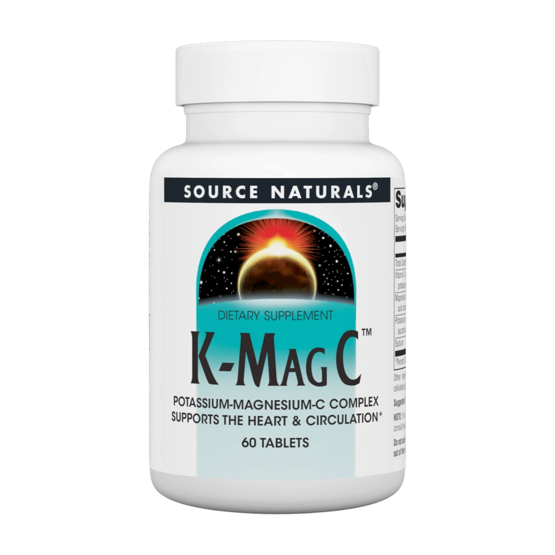 Source Naturals, K-Mag C, 674 Mg, 60 Tablets