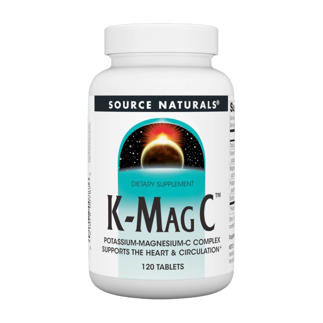 Source Naturals, K-Mag C, 674 Mg, 120 Tablets