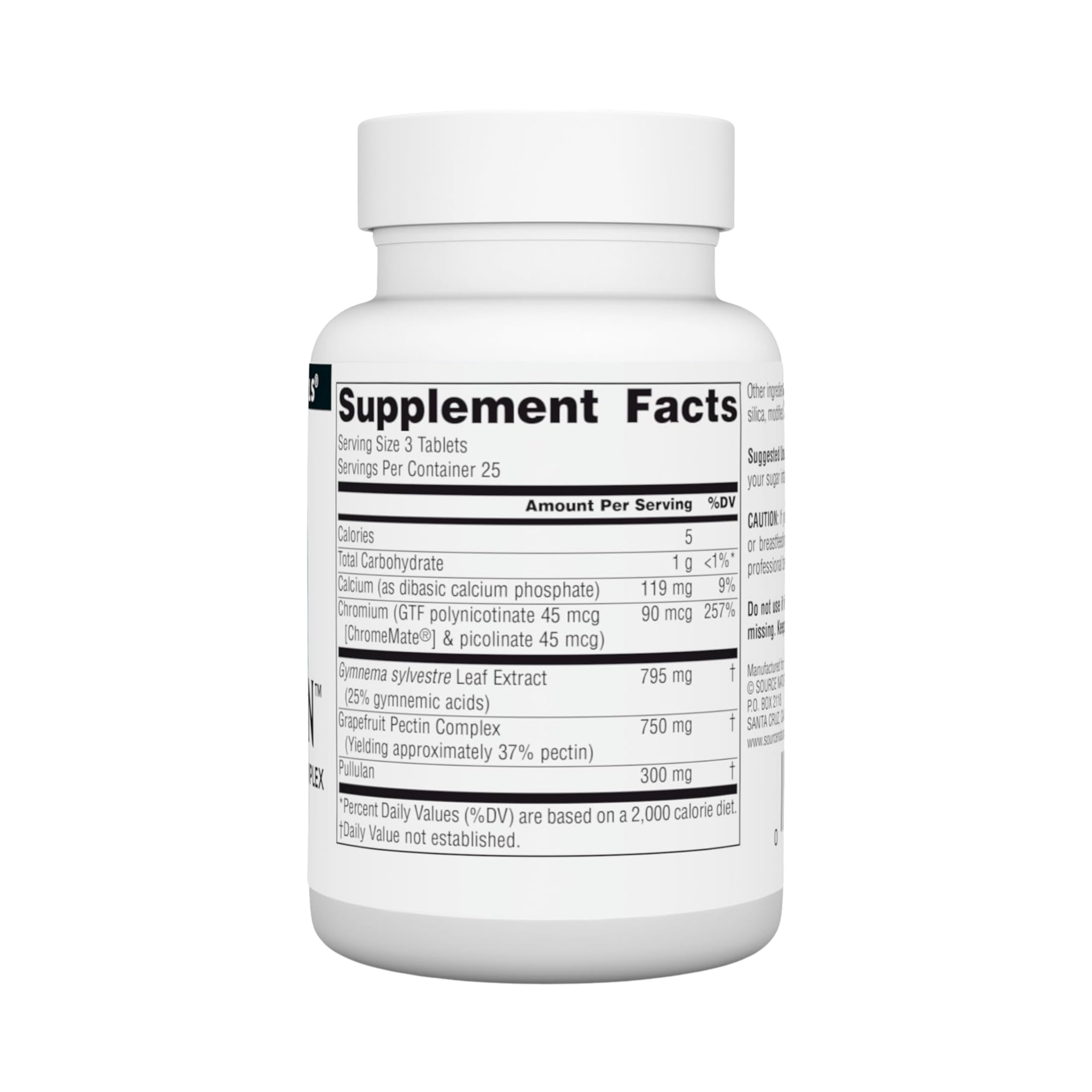 Source Naturals, Sugar Ban, 265 Mg, 75 Tablets