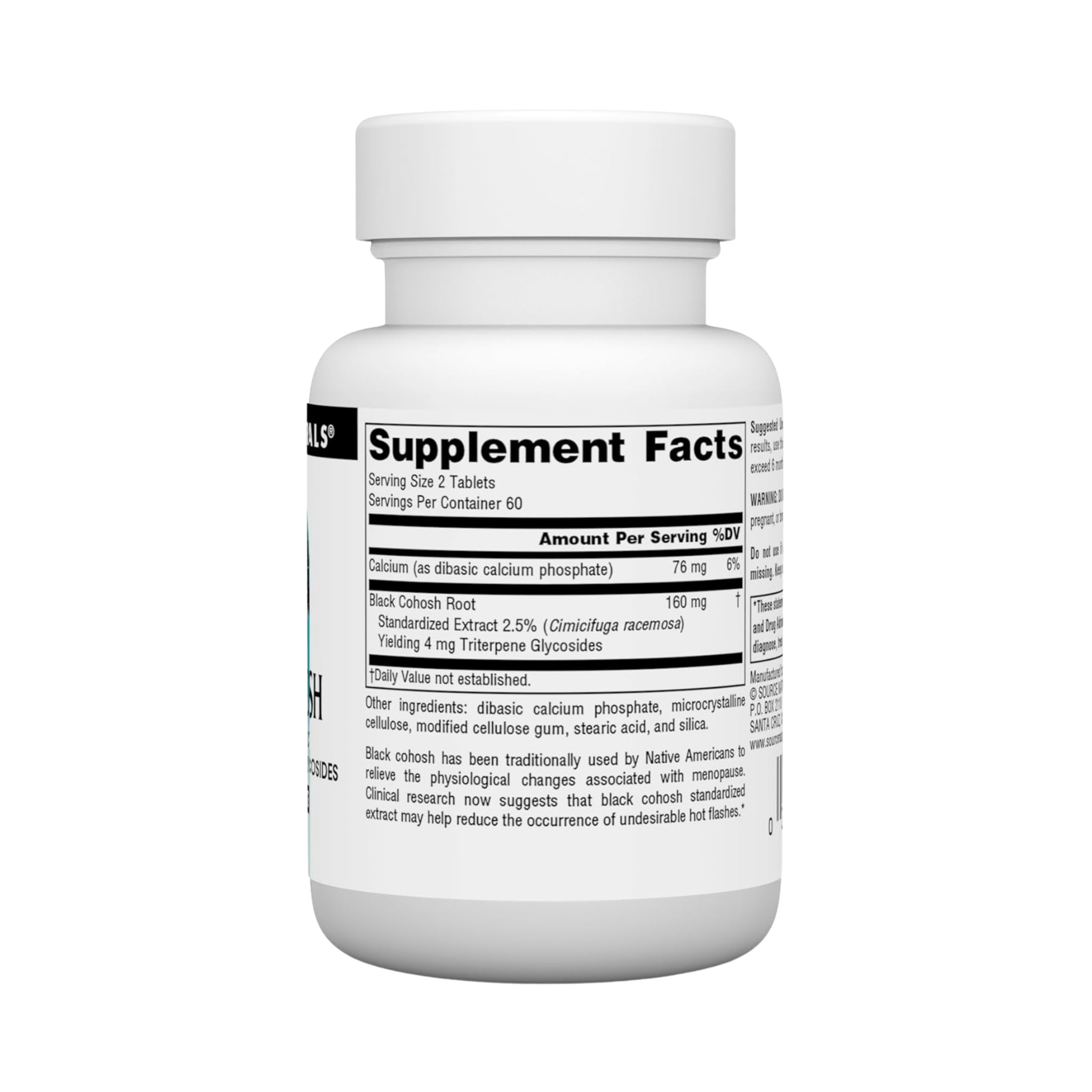 Source Naturals, Black Cohosh, 80 Mg, 120 Tablets
