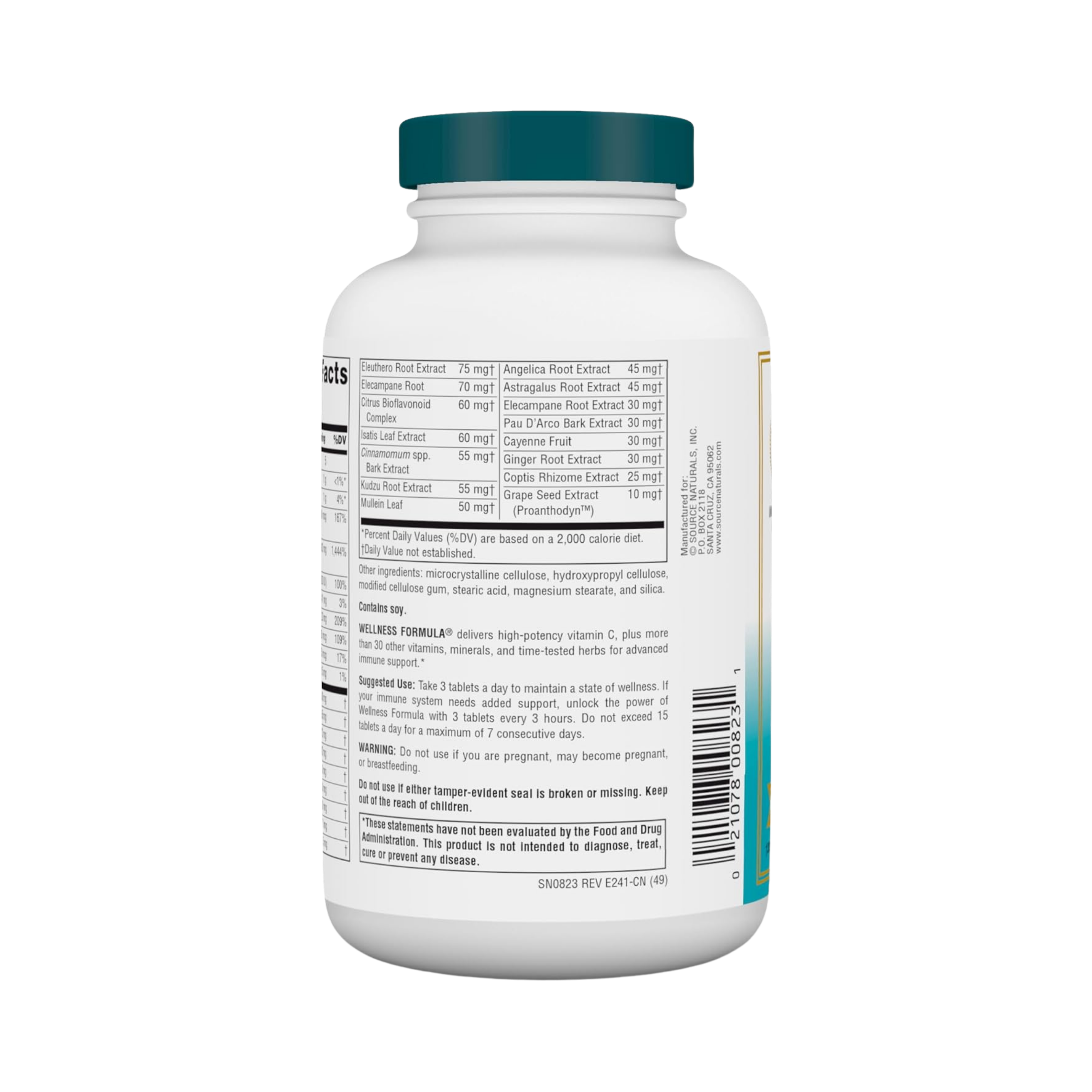 Source Naturals, Wellness Formula , 180 Tablets