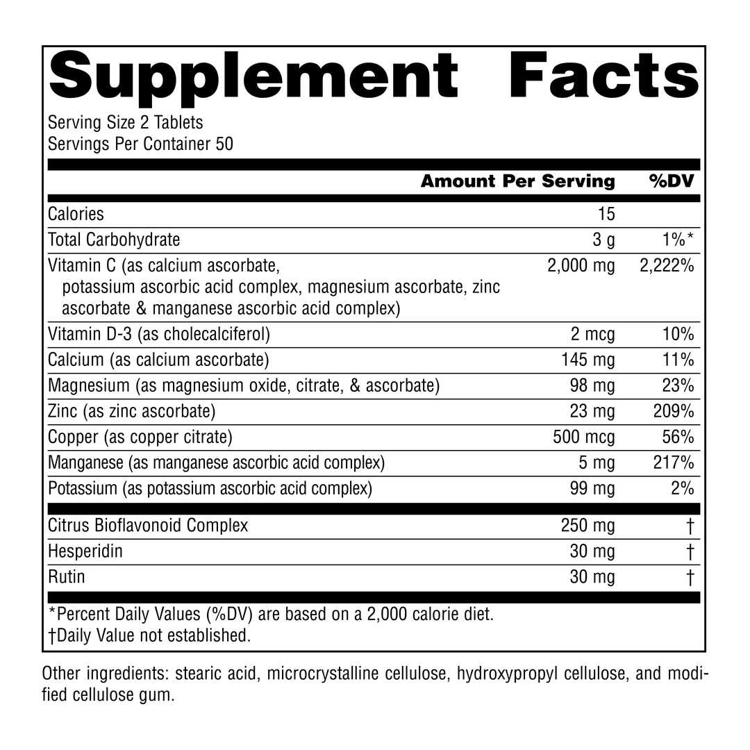 Source Naturals, Ultimate Ascorbate C, 1000 Mg, 100 Tablets