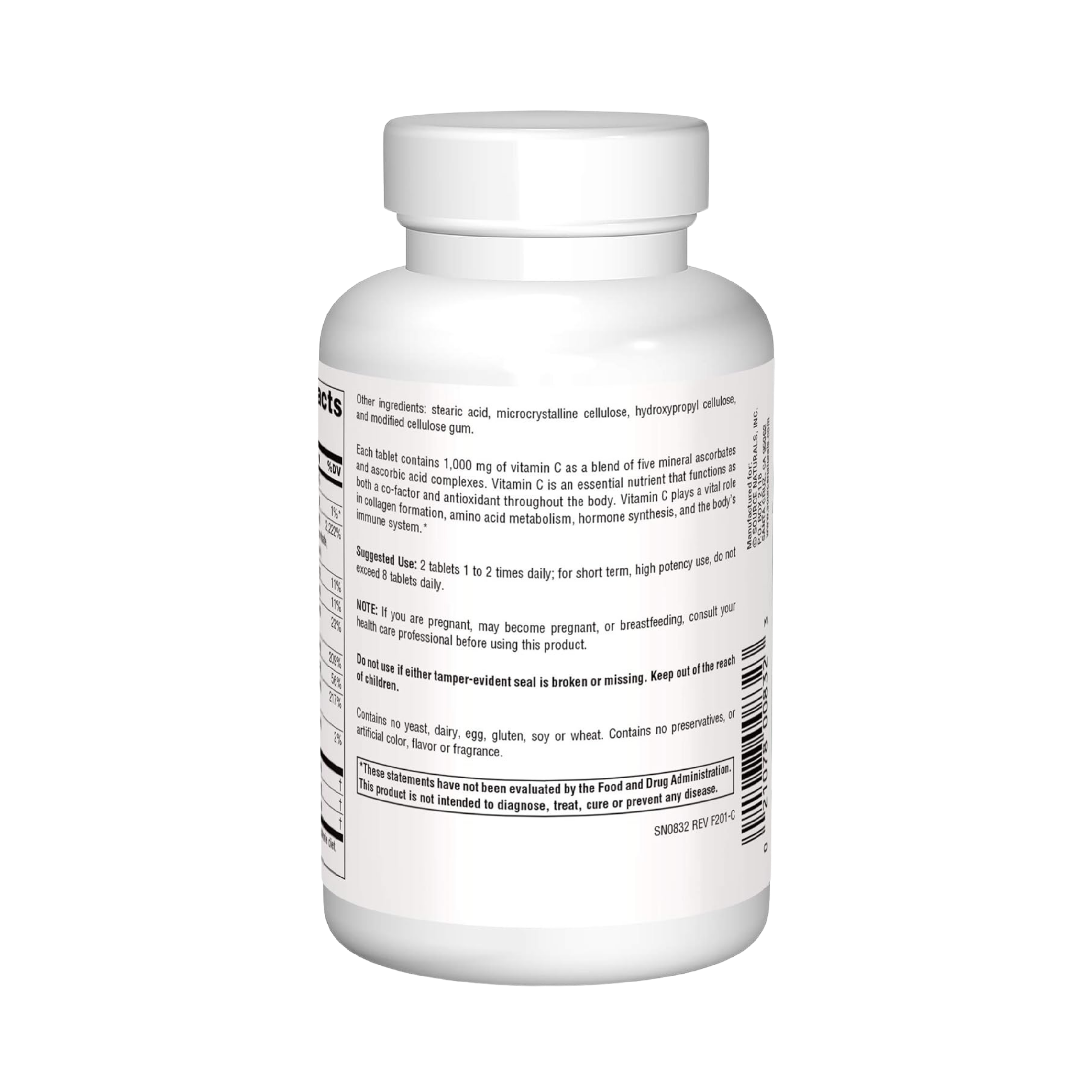 Source Naturals, Ultimate Ascorbate C, 1000 Mg, 100 Tablets