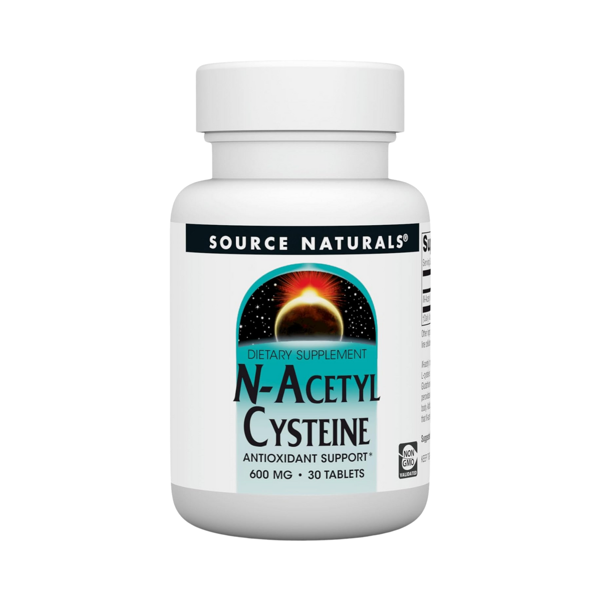Source Naturals, N-Acetyl Cysteine, 600 Mg, 30 Tablets