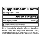Source Naturals, N-Acetyl Cysteine, 600 Mg, 60 Tablets