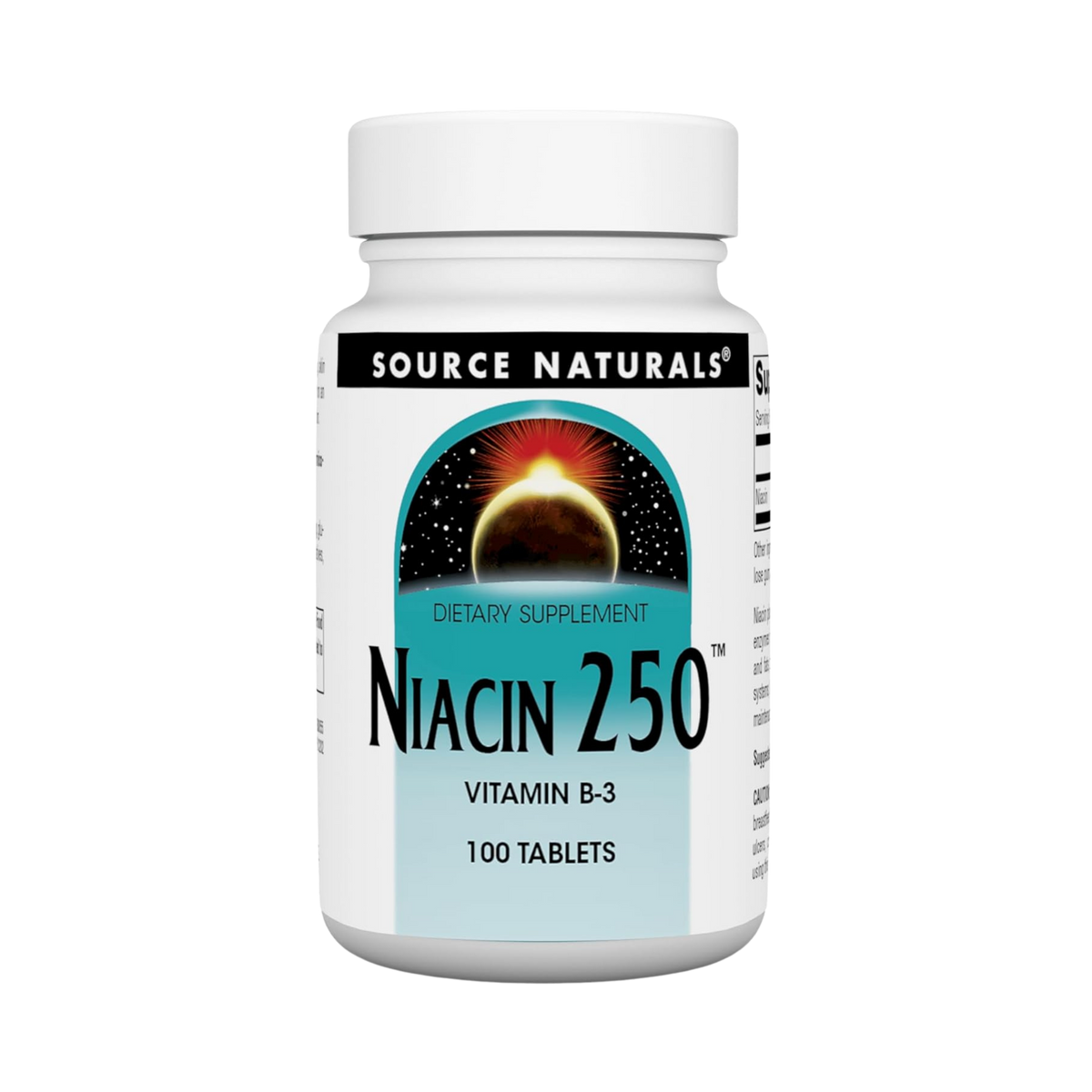 Source Naturals, Niacin 250, 100 Tablets