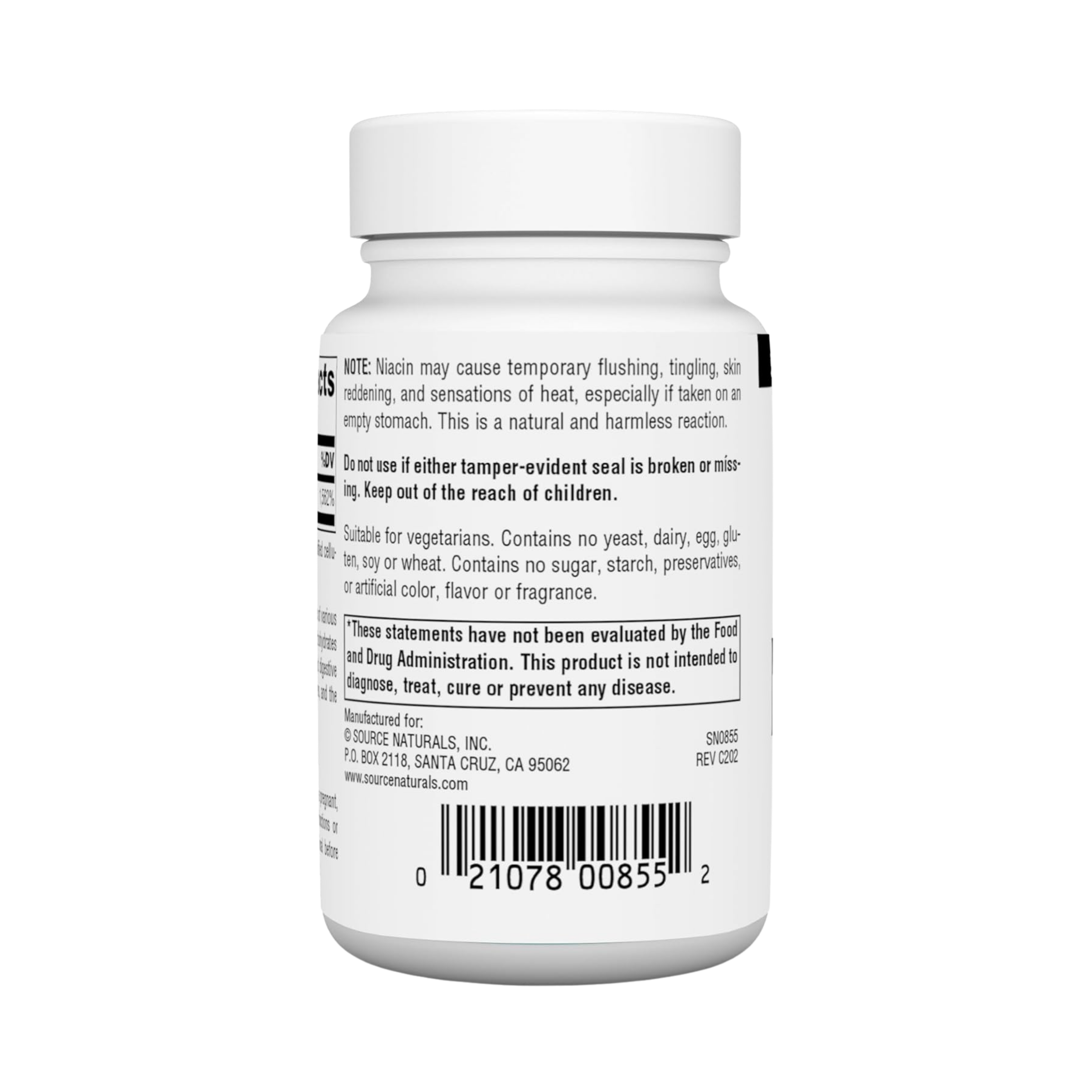 Source Naturals, Niacin 250, 100 Tablets