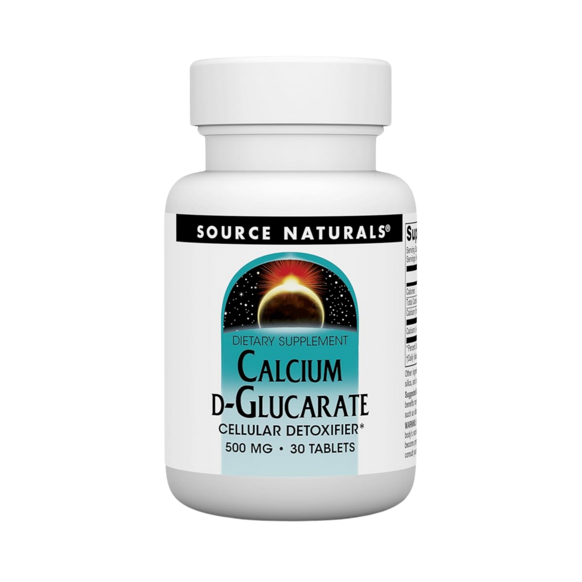Source Naturals, Calcium D-Glucarate, 60 Tablets