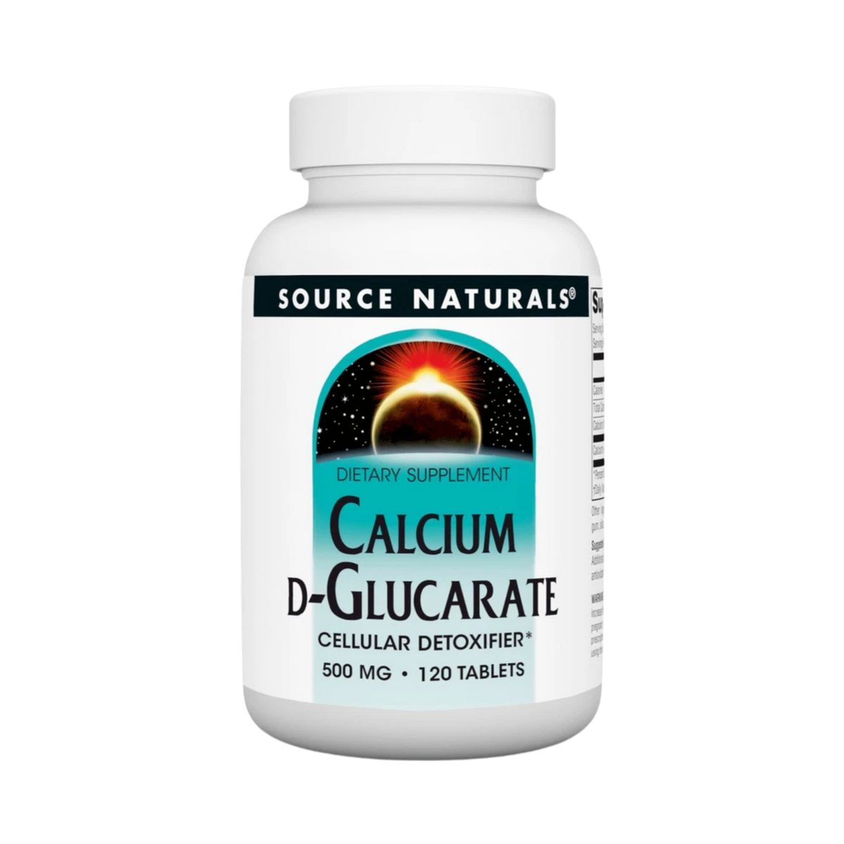 Source Naturals, Calcium D-Glucarate, 120 Tablets